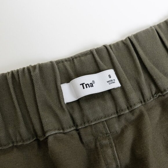 ✨ ARITZIA TNA Cargo Jogger Utility Cotton Twill Khaki Mossy Stone Green - Picture 7 of 15